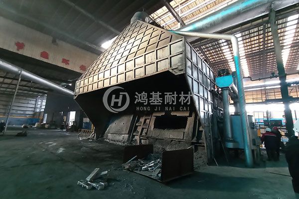 河北保定20T铝熔炼炉大修项目